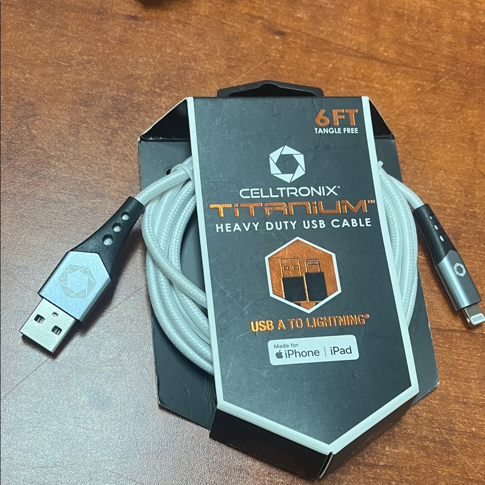 Heavy Duty USB Cable - Silver
